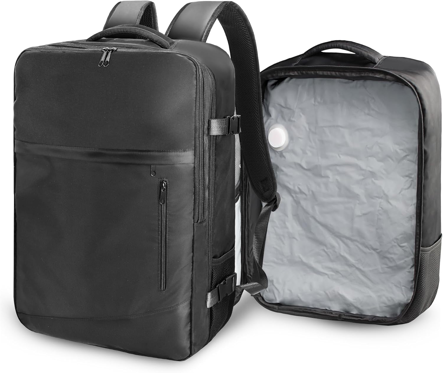 Travel Backpack with Vacuum Bag, 60L Seal Compression Air Vac Back Pack with ...