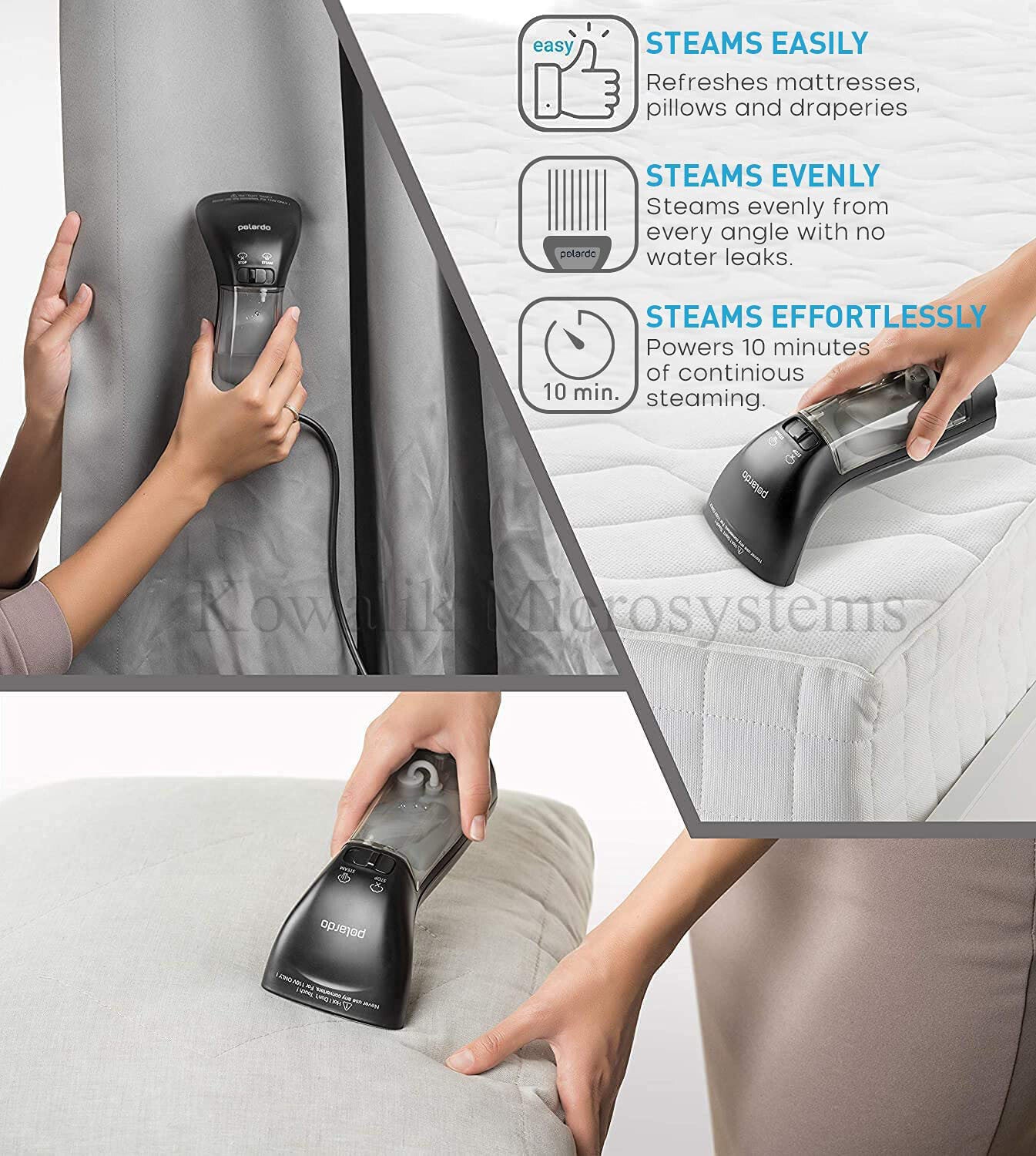 Travel Size Compact Travel Garment Steamer for Clothes to Go and Home Safe ..