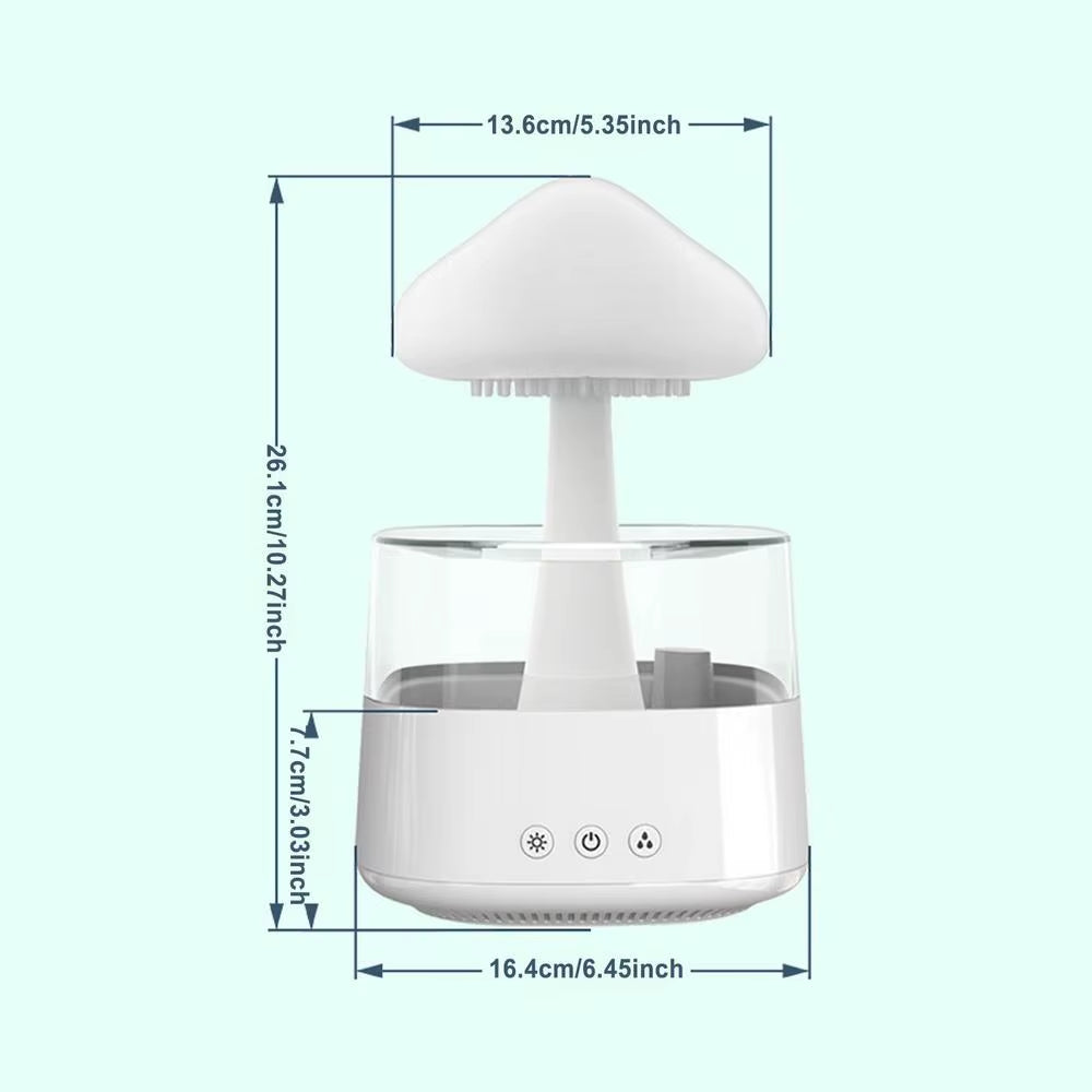 Mushroom Diffuser Adjustable Rechargeable Aromatherapy Humidifiers Home Decor Products for Conference Room Sap Room Bedroom