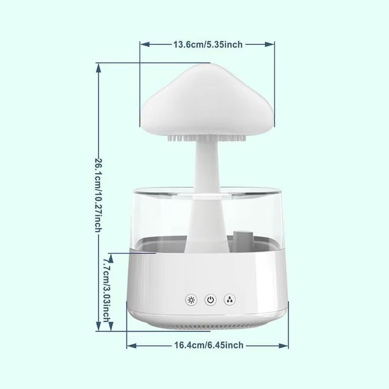 Mushroom Diffuser Adjustable Rechargeable Aromatherapy Humidifiers Home Decor Products for Conference Room Sap Room Bedroom
