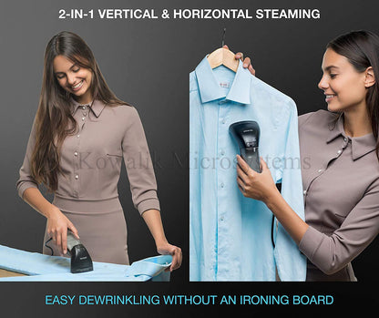 Travel Size Compact Travel Garment Steamer for Clothes to Go and Home Safe ..