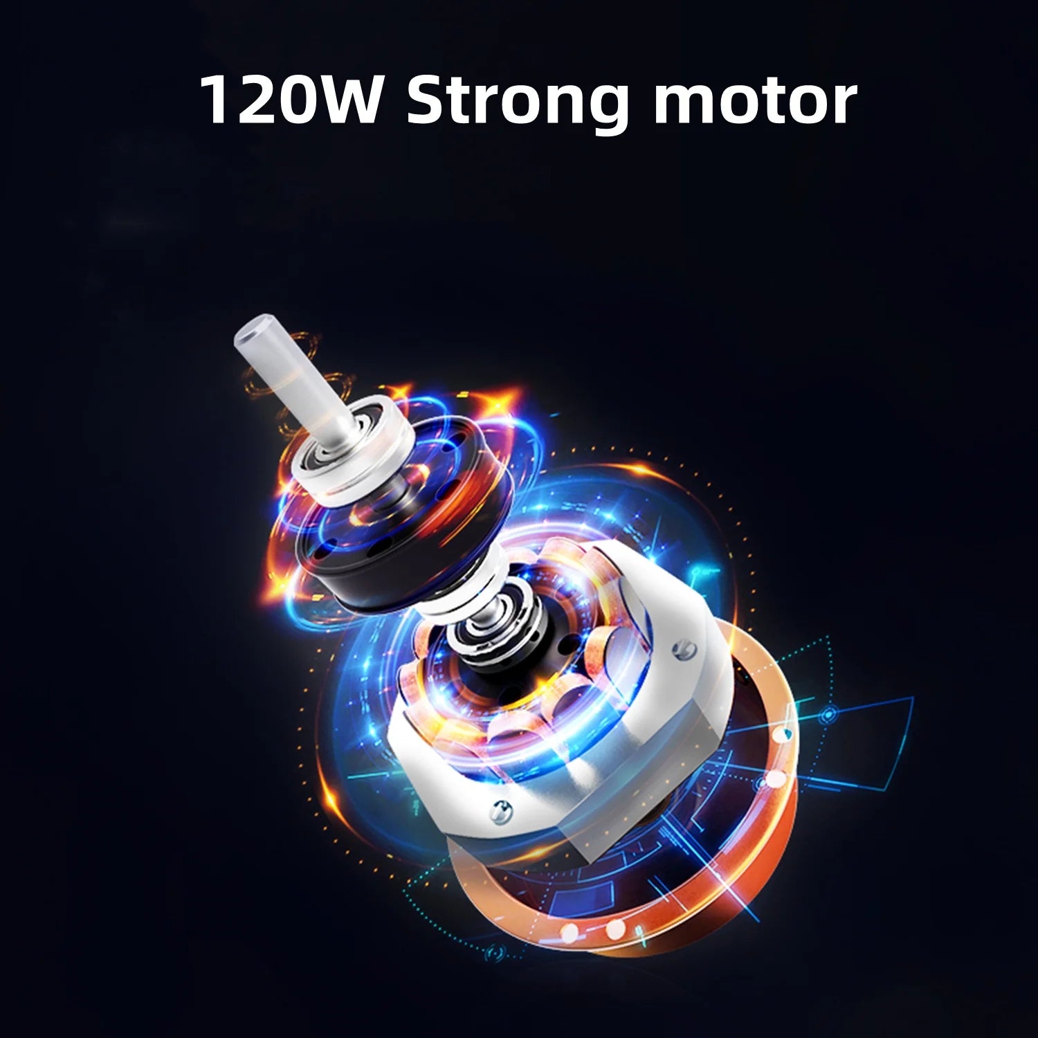 Portable Car Vacuum Cleaner, 120W Cordless Portable Duster Handheld Vacuum, Black