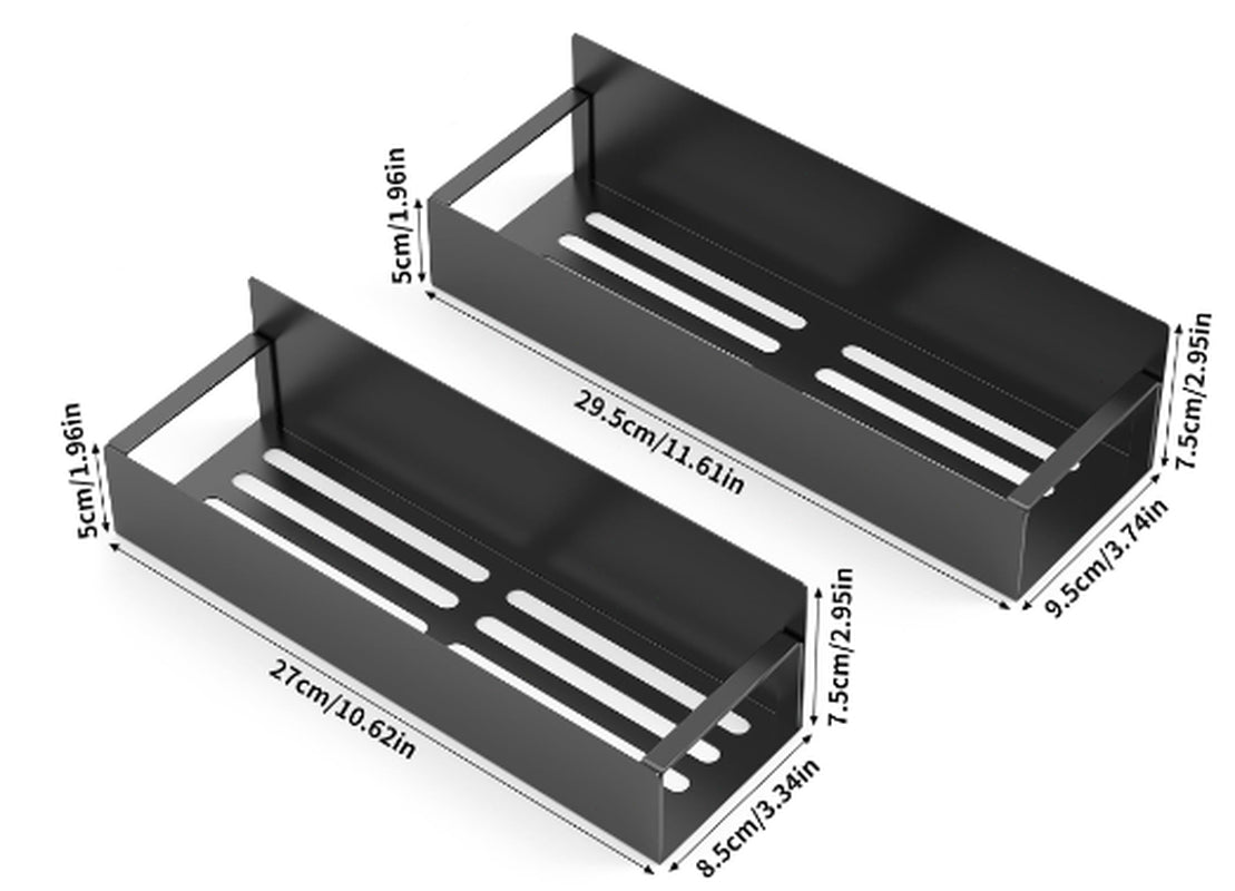 Magnetic Spice Rack for Refrigerator 2 Pack Magnetic Shelf for Fridge