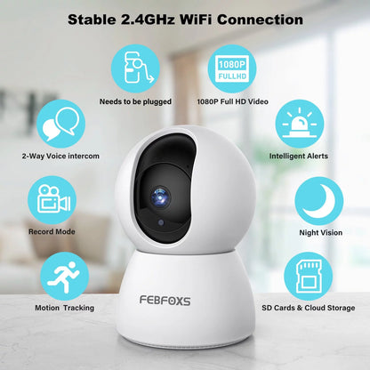 2K Baby Monitor Indoor Security Camera for Home Security