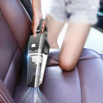 Portable Car Vacuum Cleaner, 120W Cordless Portable Duster Handheld Vacuum, Black
