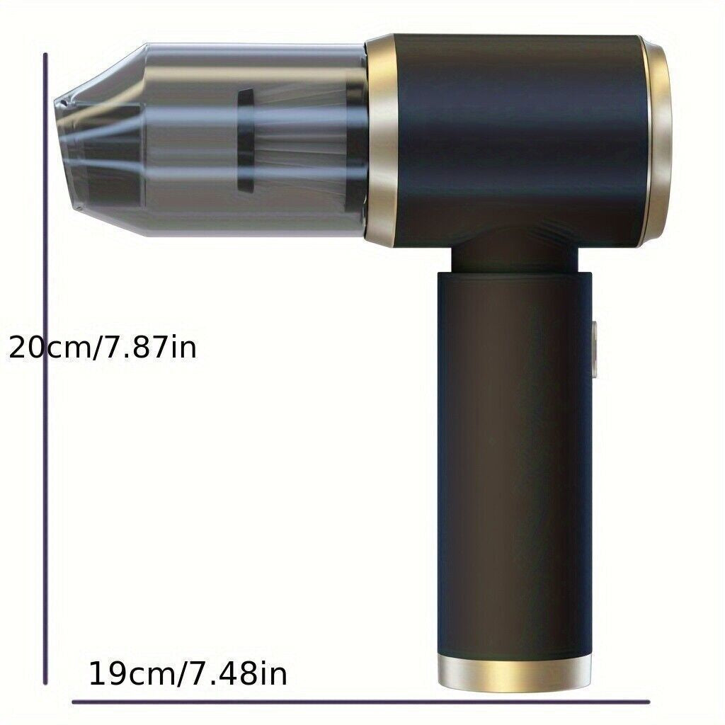 Mini 4 in 1 Upgrade Car Vacuum Cleaner Air Blower Wireless Handheld Rechargeable