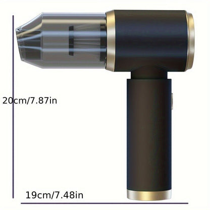 Mini 4 in 1 Upgrade Car Vacuum Cleaner Air Blower Wireless Handheld Rechargeable